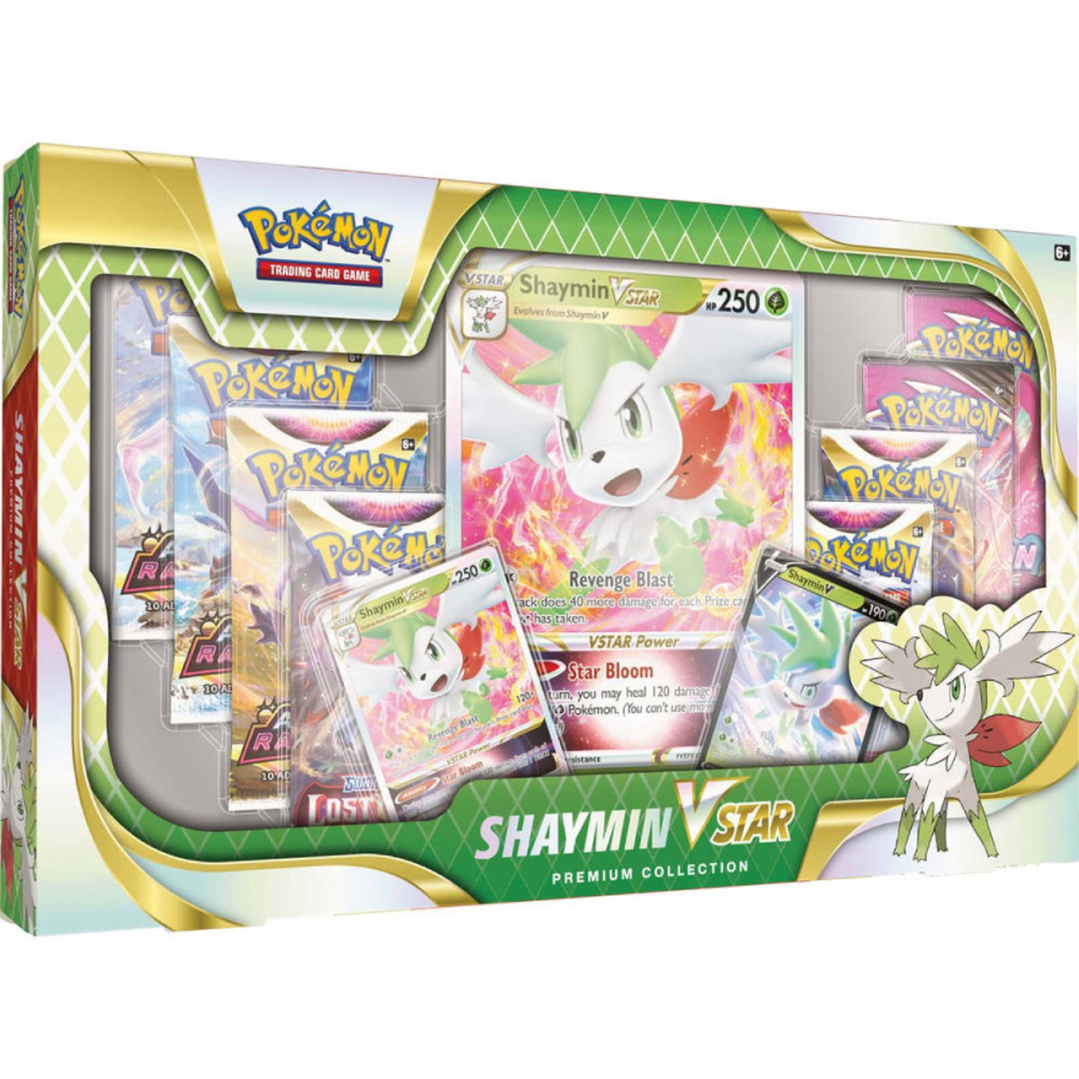Pokemon Sword & Shield - Shaymin Vstar - Premium Collection Box