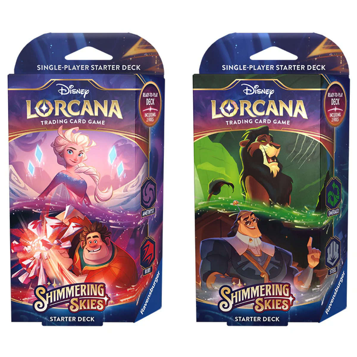 disney lorcana shimmering skies cards Disney Lorcana Shimmering Skies Starter Deck