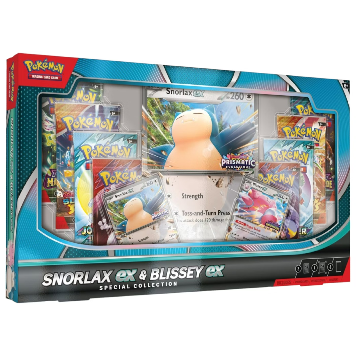 Pokemon Scarlet & Violet - Snorlax ex & Blissey ex Special Collection Box