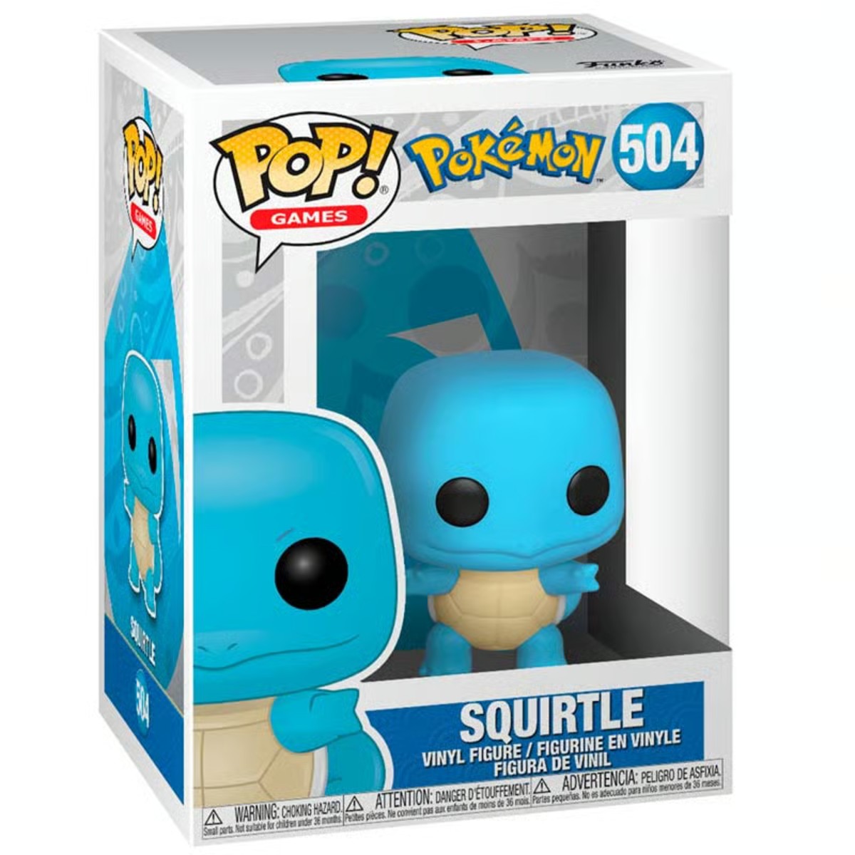 Funko Pop! Games Pokemon Vinyl Figure - Squirtle #504