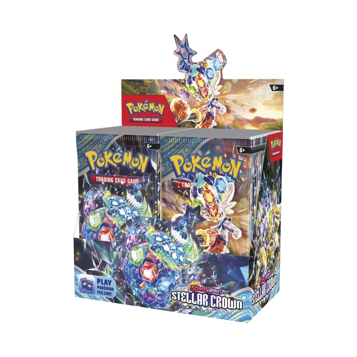 Pokemon Scarlet & Violet - SV07 - Stellar Crown Booster Box (36 Packs) BeardyCards Pokemon Scarlet & Violet - SV07 - Stellar Crown Booster Box (36 Packs) BeardyCards
