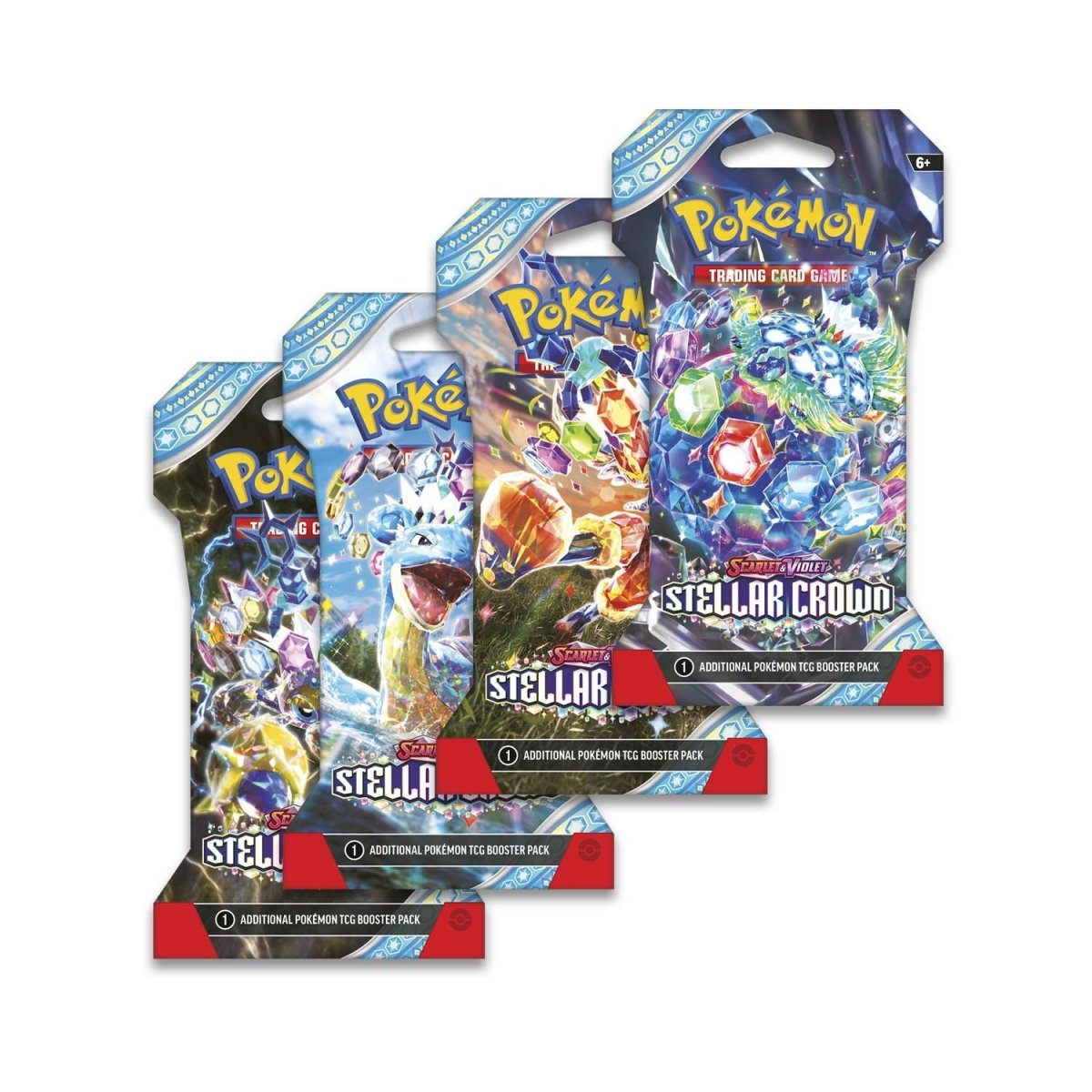 Pokemon Scarlet & Violet - SV07 - Stellar Crown Sleeved Booster Pack (Random Variant)
