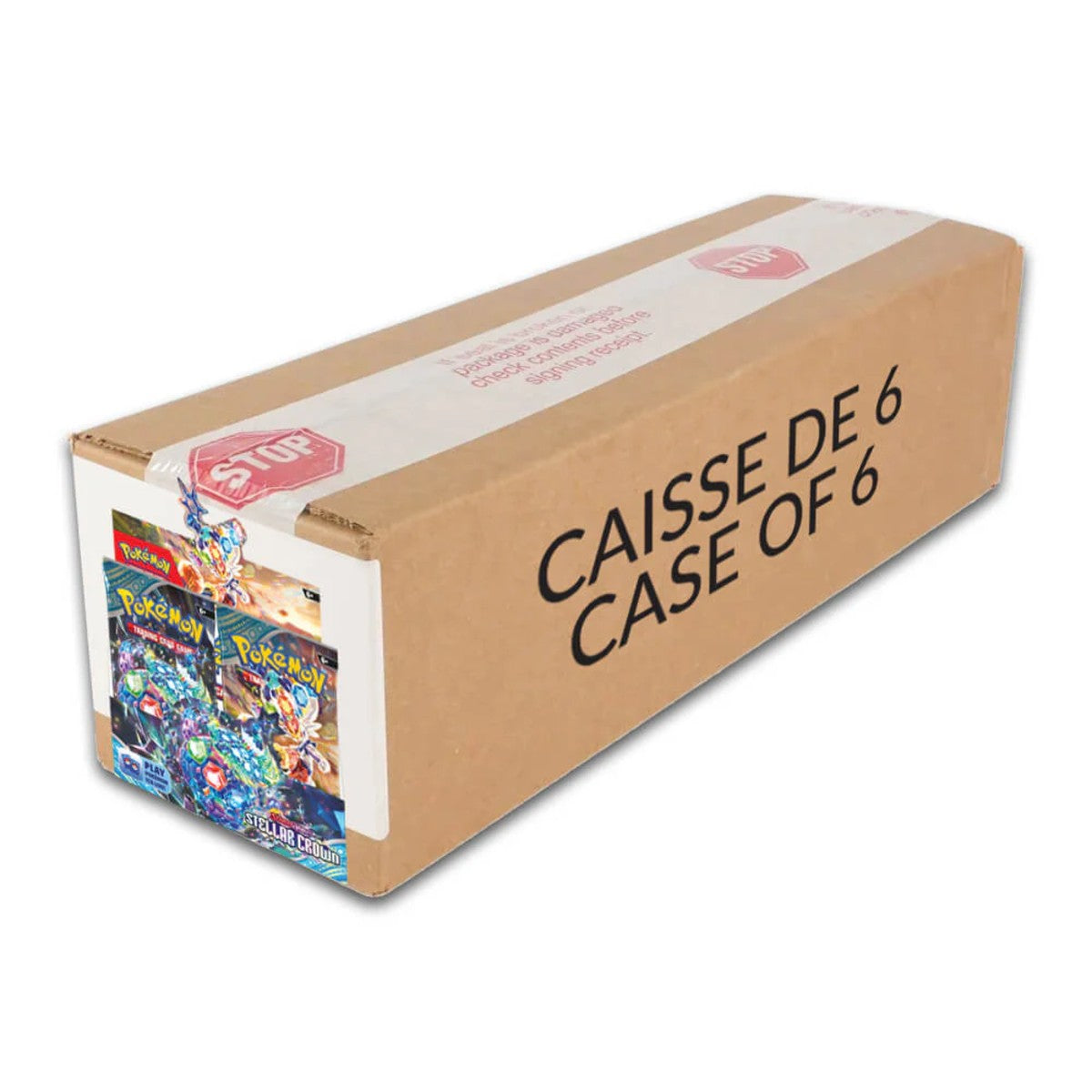 Pokemon Scarlet & Violet - SV07 - Stellar Crown Booster Box Sealed Case (6 Booster Boxes)