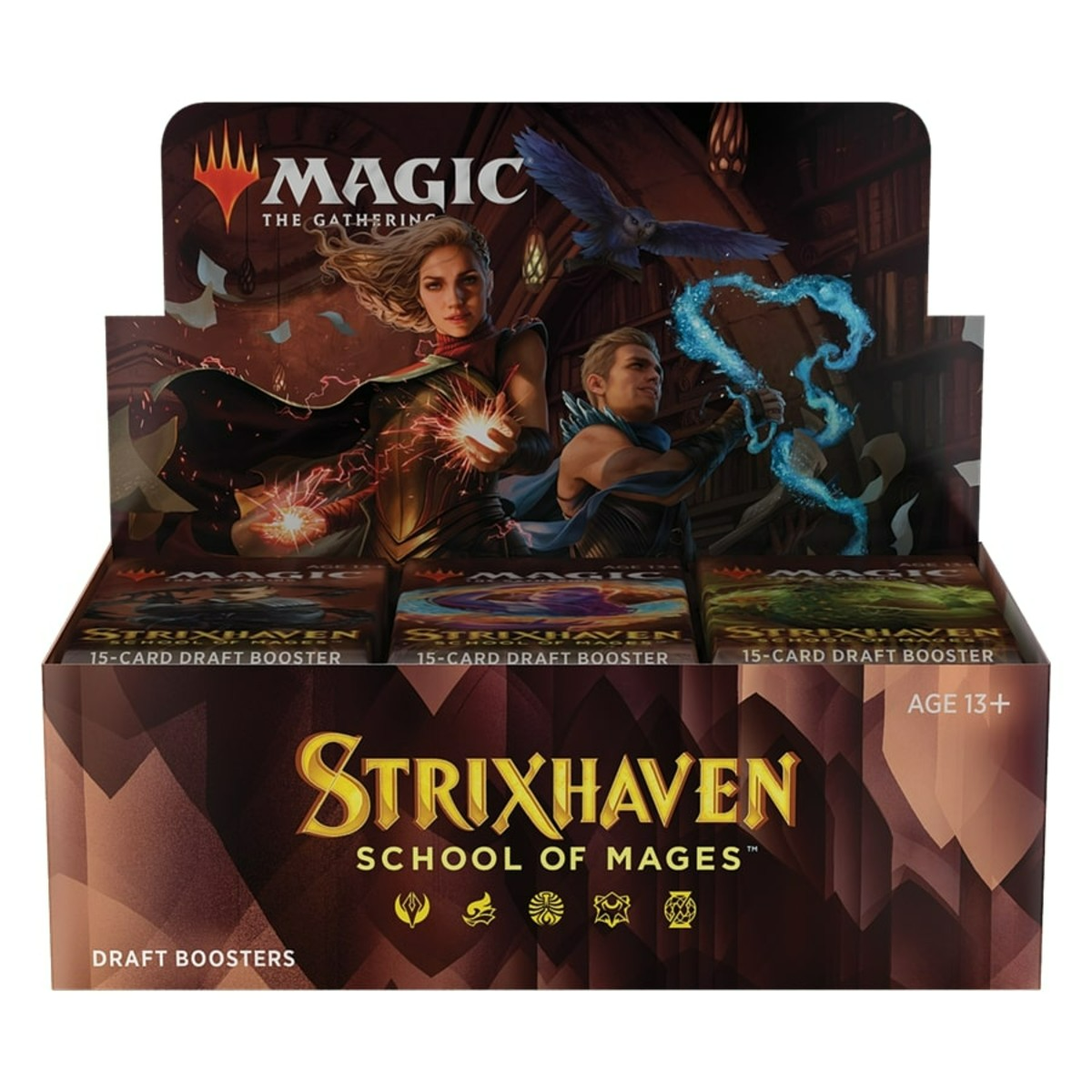 Magic the Gathering - Strixhaven: School of Mages - Draft Booster Box (36 packs)