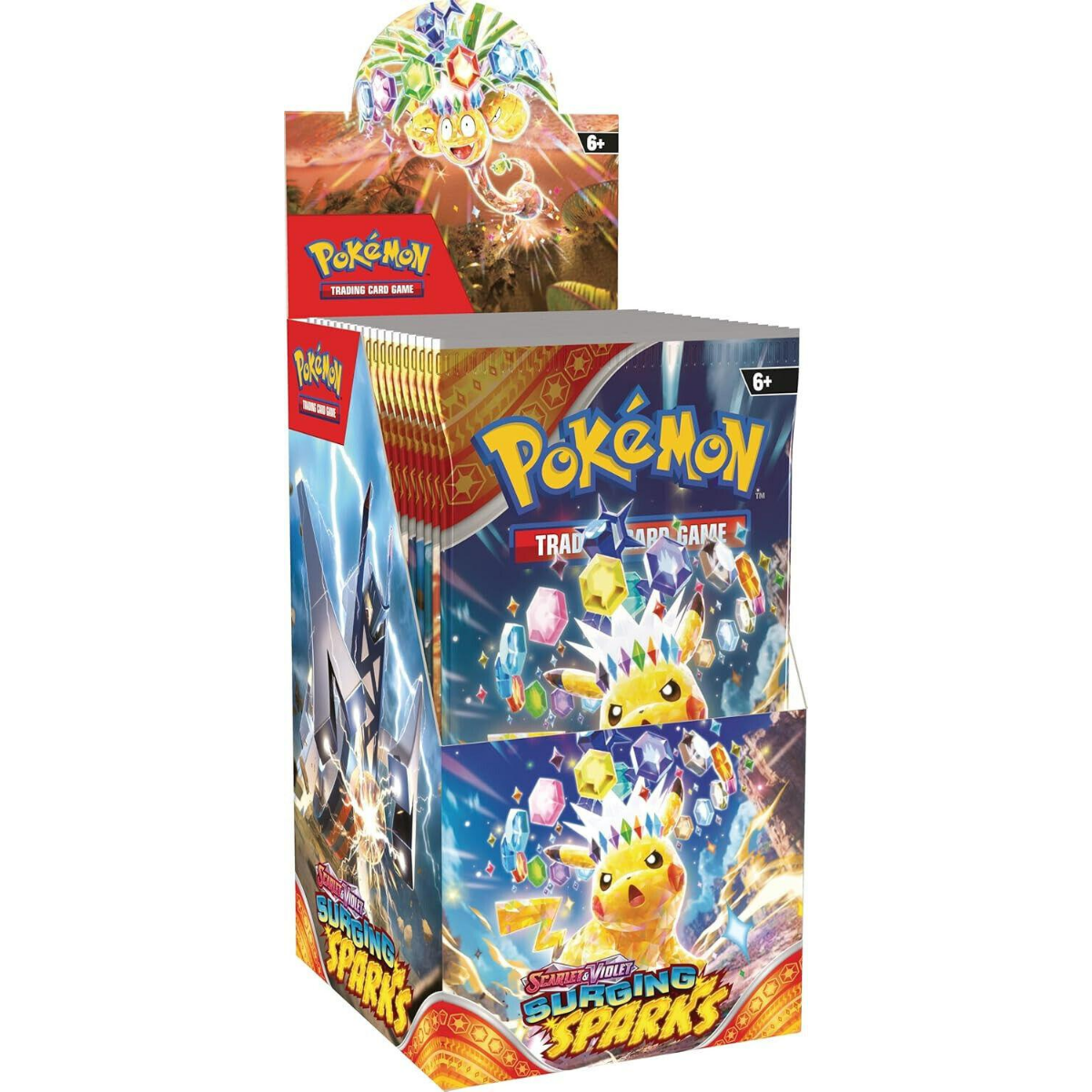 Pokemon Scarlet & Violet - SV08 - Surging Sparks HALF Booster Box (18 Packs)
