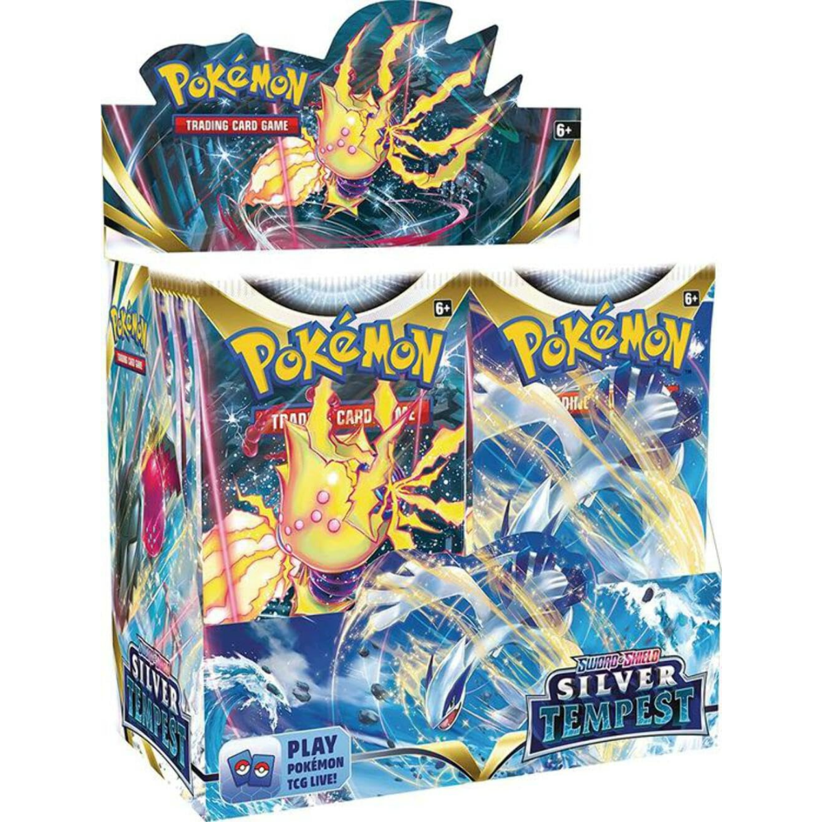 Pokemon Sword & Shield - SWSH12 - Silver Tempest Booster Box (36 Packs BeardyCards Pokemon Sword & Shield - SWSH12 - Silver Tempest Booster Box (36 Packs BeardyCards