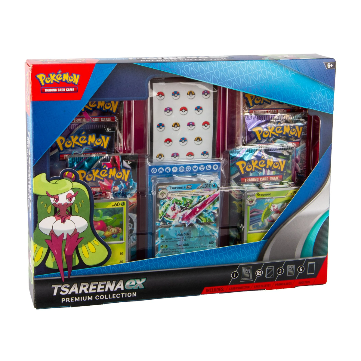 Pokemon Scarlet & Violet - Tsareena ex Premium Collection BeardyCards Pokemon Scarlet & Violet - Tsareena ex Premium Collection BeardyCards