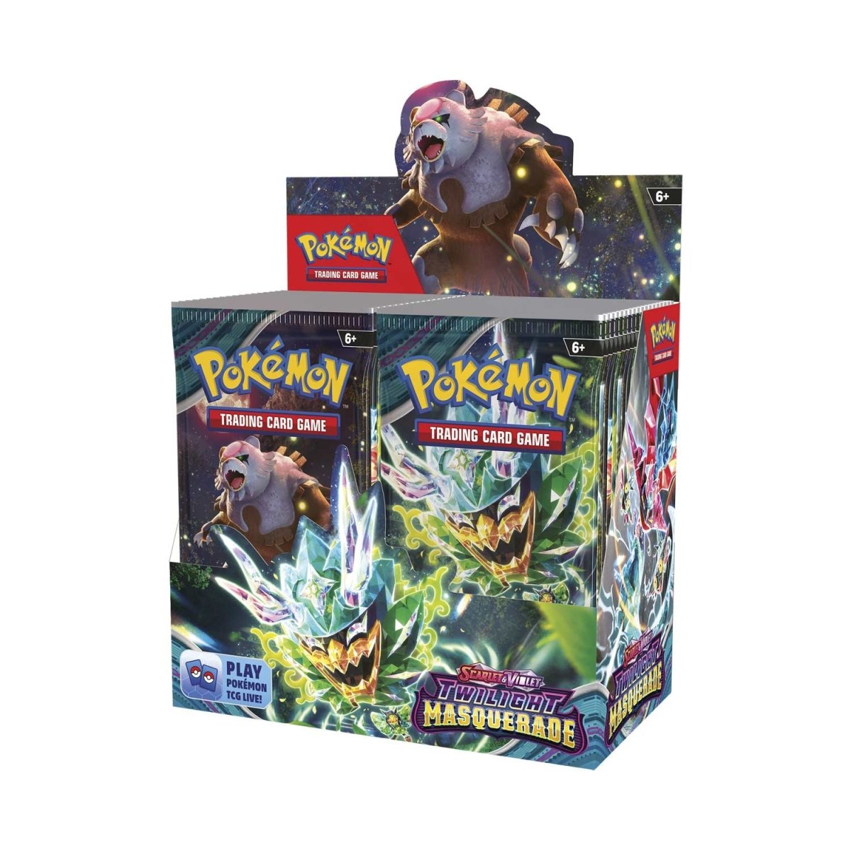 Pokemon Scarlet & Violet - SV06 - Twilight Masquerade Booster Box BeardyCards Pokemon Scarlet & Violet - SV06 - Twilight Masquerade Booster Box BeardyCards