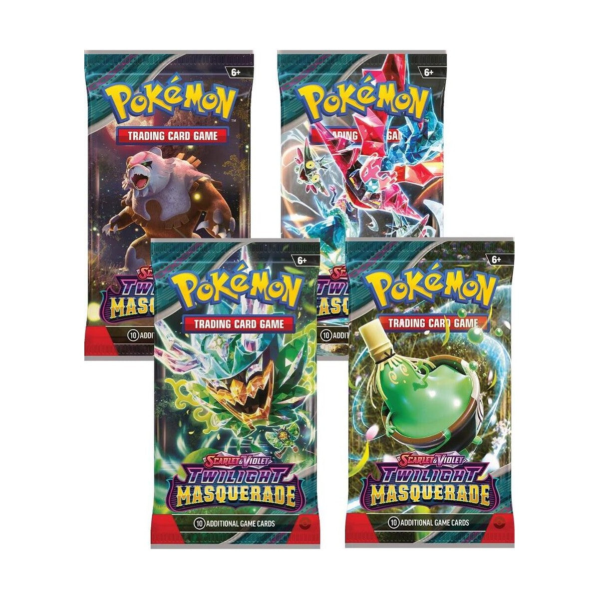 Pokemon Scarlet & Violet - SV06 - Twilight Masquerade Loose Booster Pack