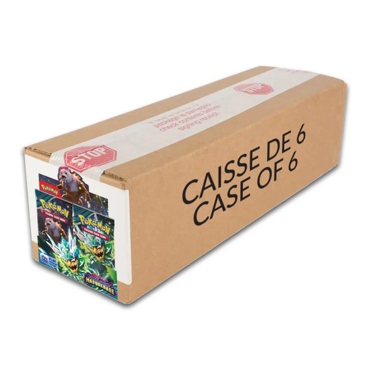 Pokemon Scarlet & Violet - SV06 - Twilight Masquerade Booster Box Sealed Case (6 Booster Boxes)