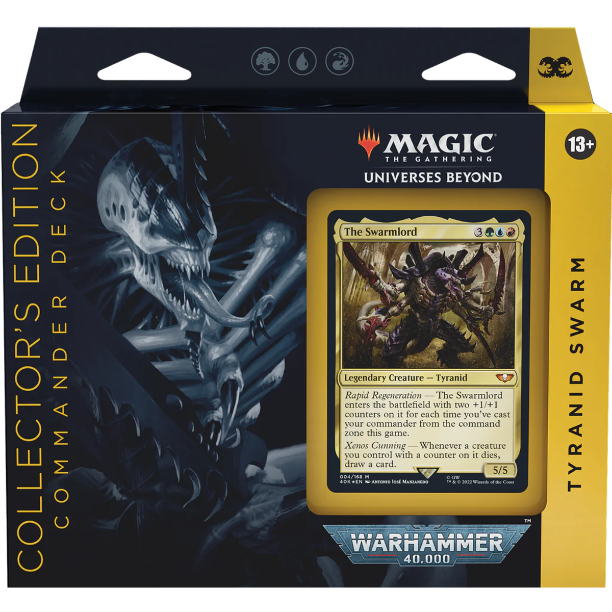 Magic the Gathering - Universes Beyond: Warhammer 40,000 - Tyranid Swarm Collector's Edition Commander Deck