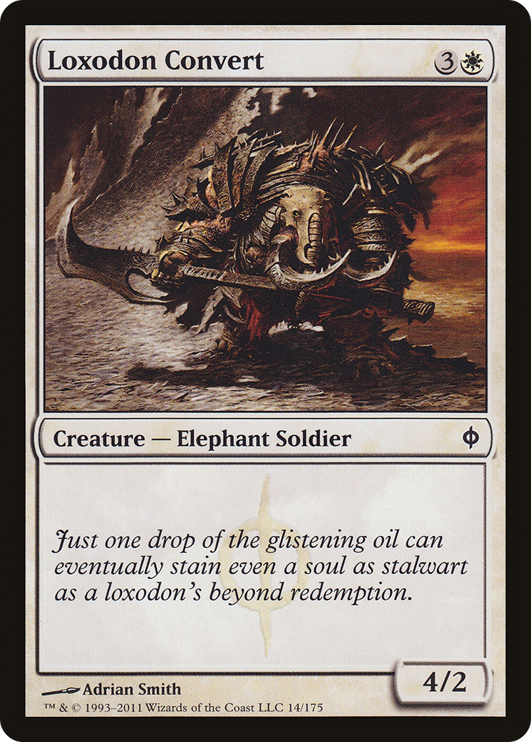 New Phyrexia - (NPH-014) - Loxodon Convert Foil