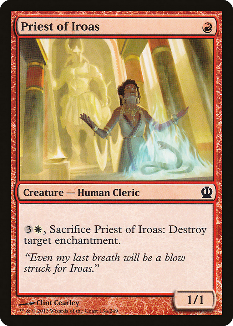 Theros - (THS-134) - Priest of Iroas Foil