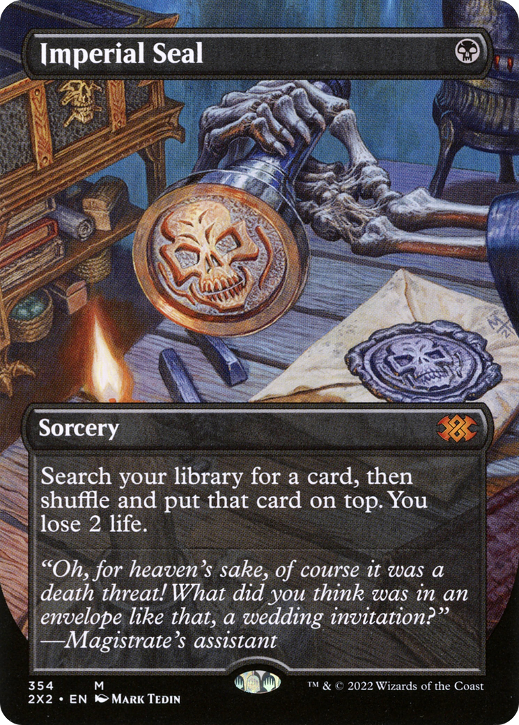 Double Masters 2022 - (2X2-354) - Imperial Seal (Borderless) Foil