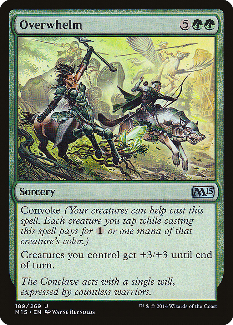 Magic 2015 - (M15-189) - Overwhelm Foil