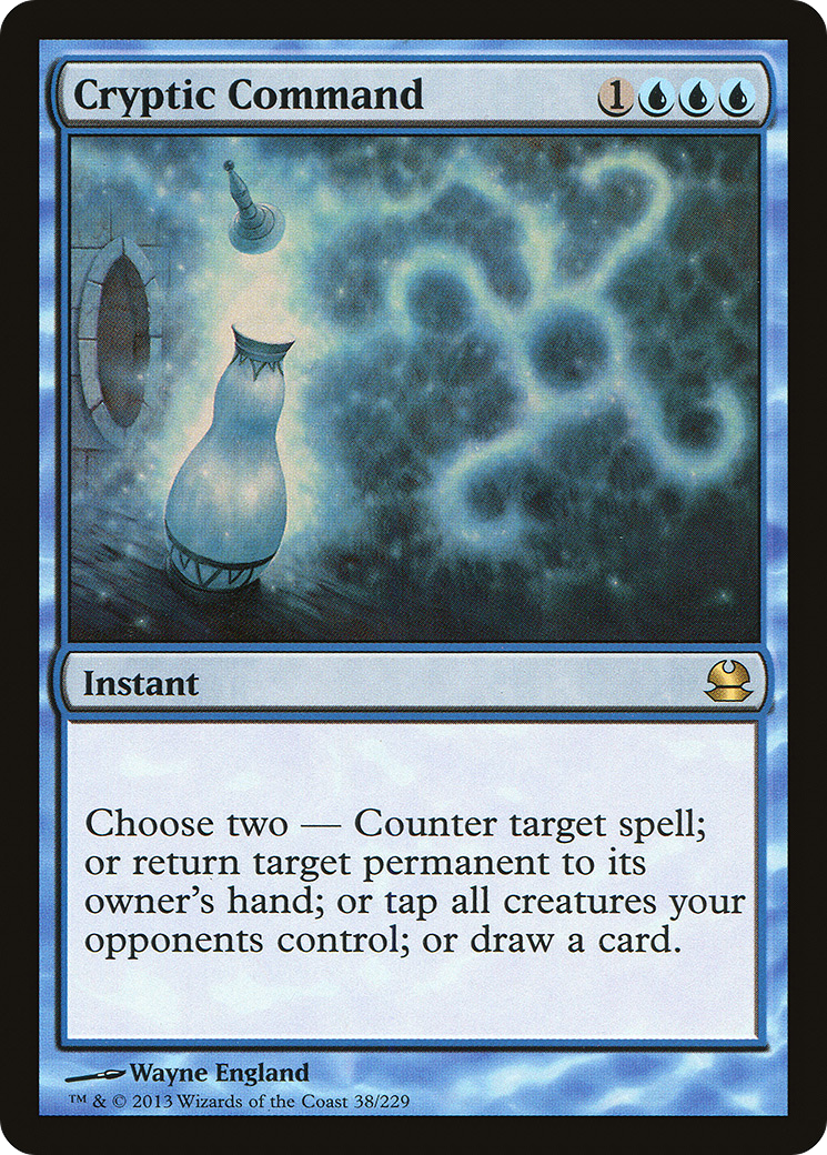 Modern Masters - (MMA-038) - Cryptic Command Foil