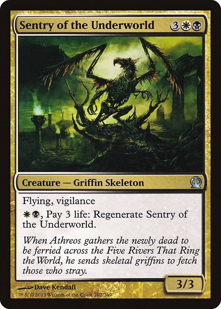 Theros - (THS-202) - Sentry of the Underworld Foil