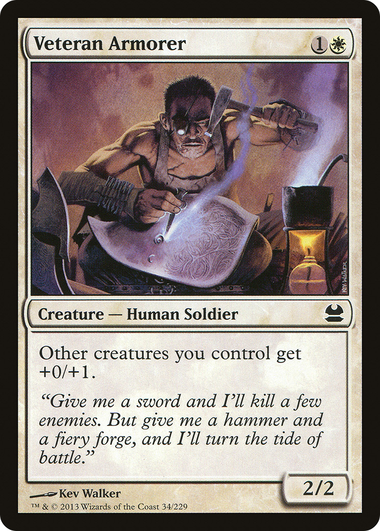 Modern Masters - (MMA-034) - Veteran Armorer Foil