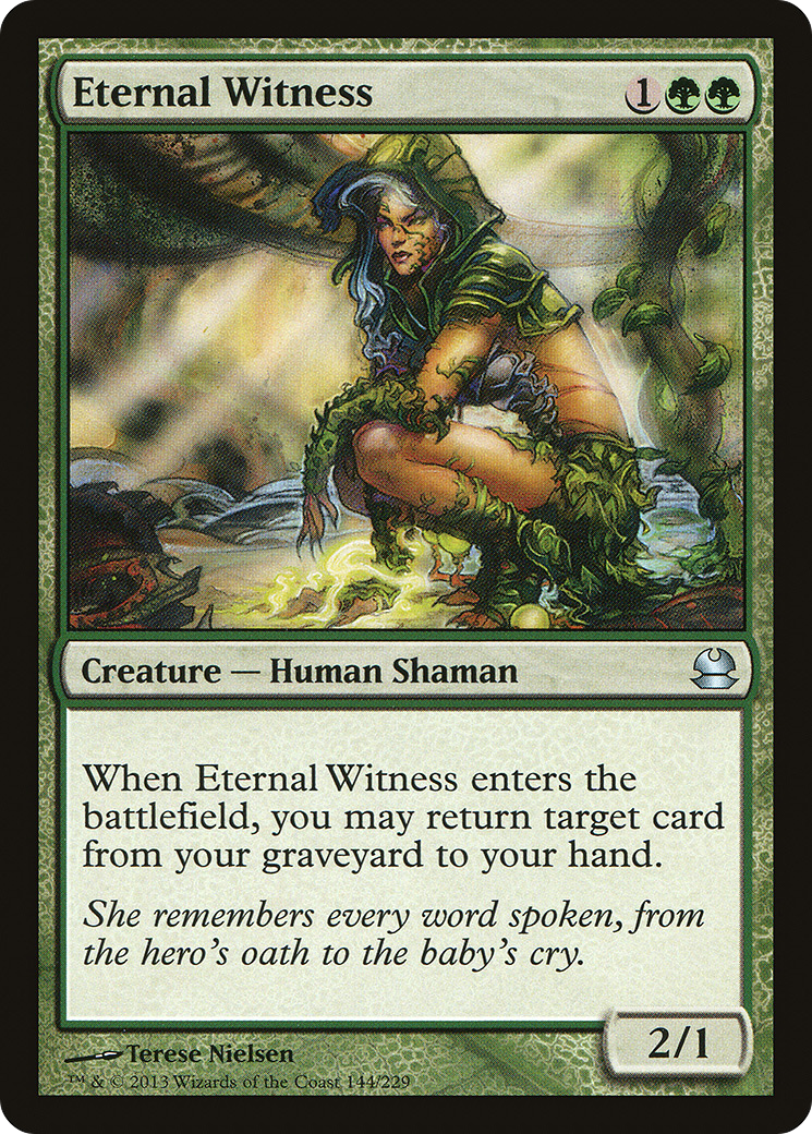 Modern Masters - (MMA-144) - Eternal Witness Foil