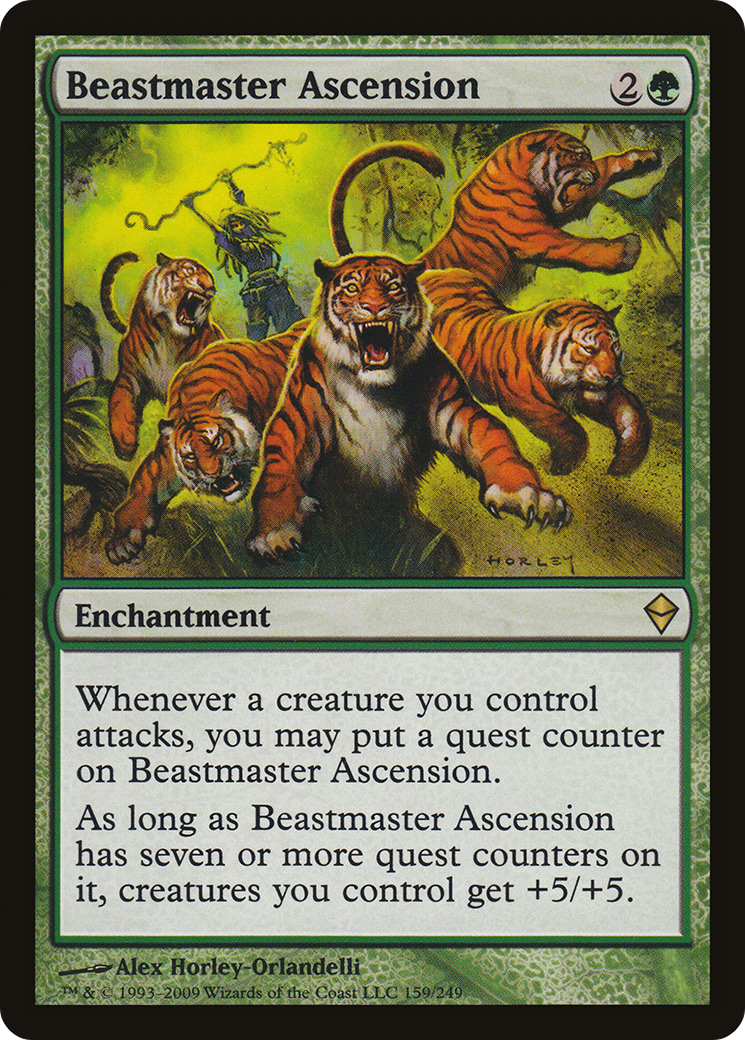 Zendikar - (ZEN-159) - Beastmaster Ascension Foil