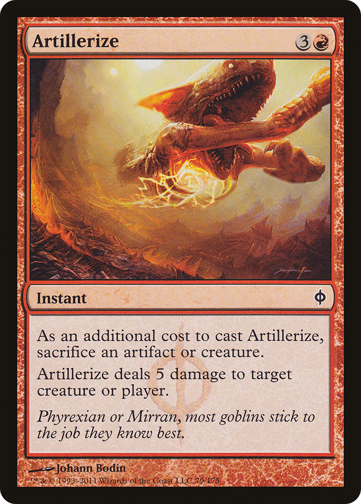 New Phyrexia - (NPH-079) - Artillerize Foil