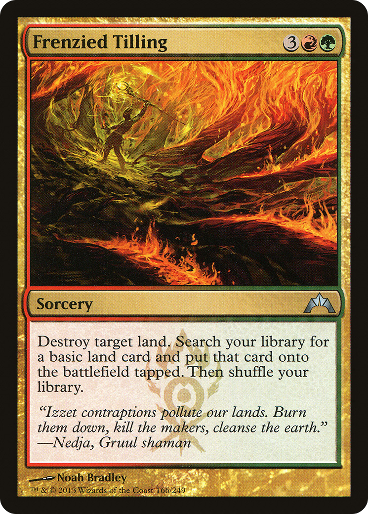 Gatecrash - (GTC-166) - Frenzied Tilling Foil