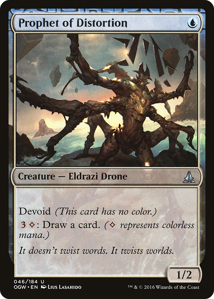 Oath of the Gatewatch - (OGW-046) - Prophet of Distortion: (devoid)