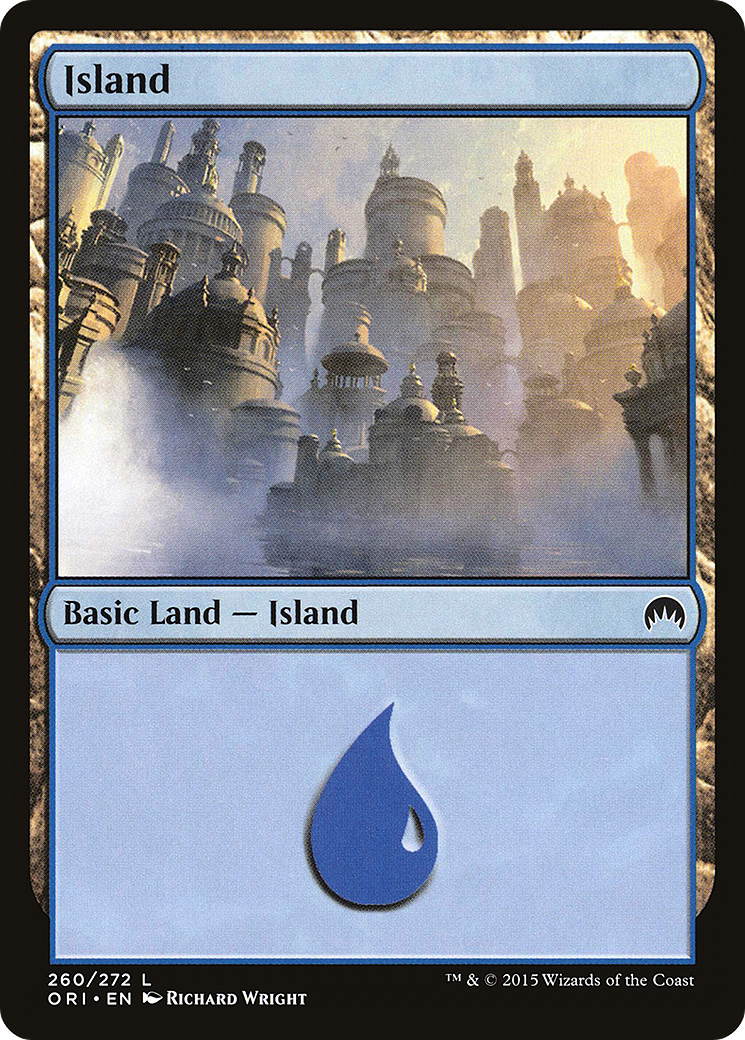 Magic Origins - (ORI-260) - Island (260) Foil