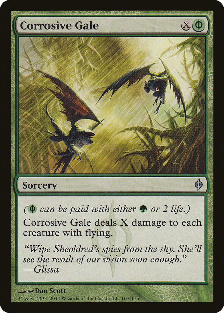 New Phyrexia - (NPH-107) - Corrosive Gale Foil