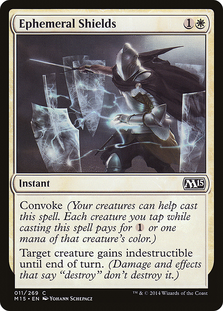 Magic 2015 - (M15-011) - Ephemeral Shields