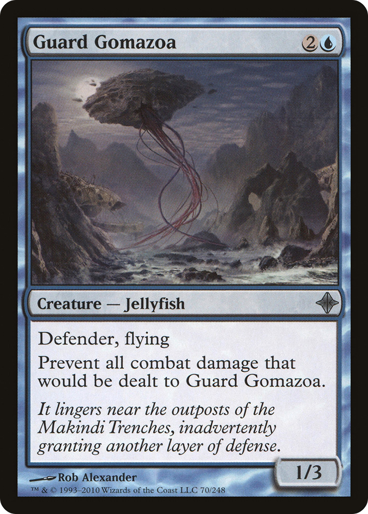 Rise of the Eldrazi - (ROE-070) - Guard Gomazoa Foil