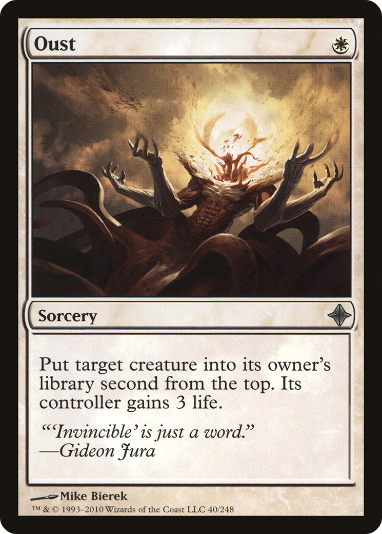 Rise of the Eldrazi - (ROE-040) - Oust Foil