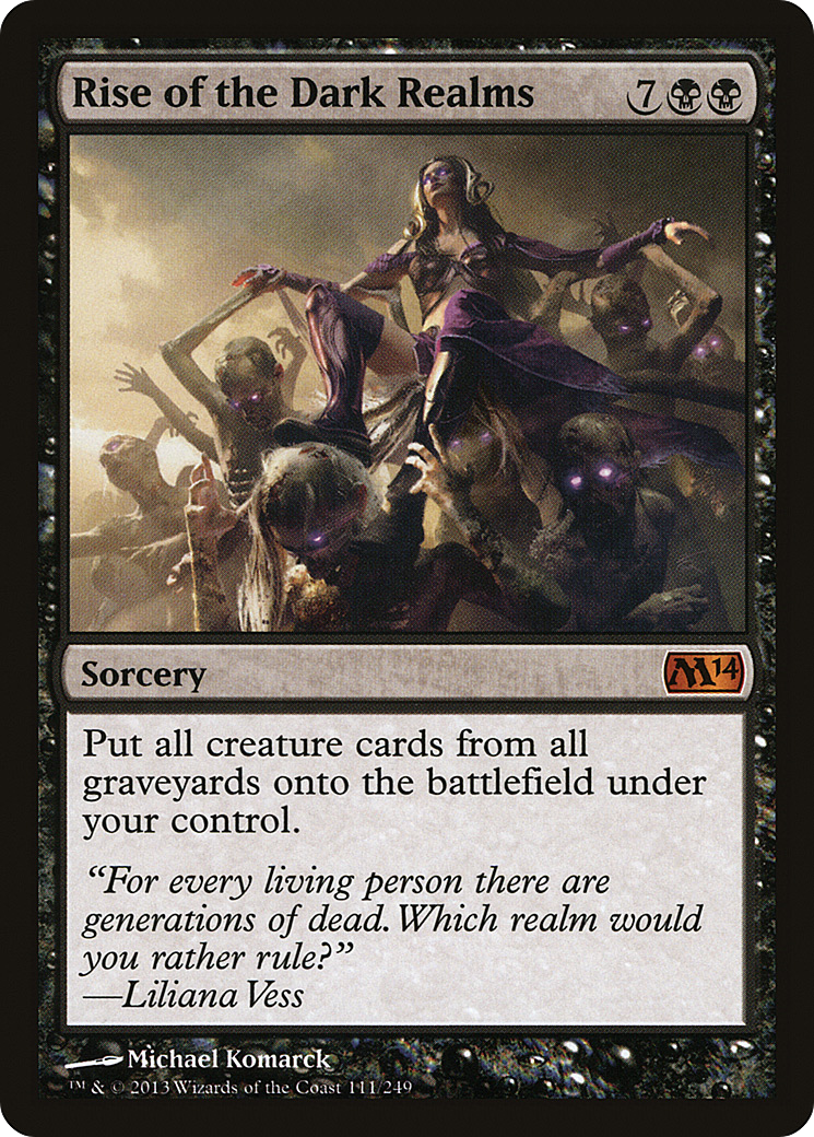 Magic 2014 - (M14-111) - Rise of the Dark Realms Foil