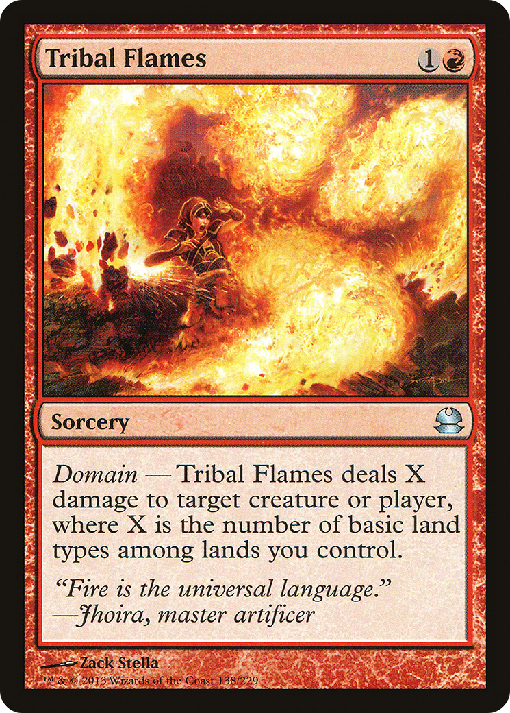 Modern Masters - (MMA-138) - Tribal Flames Foil