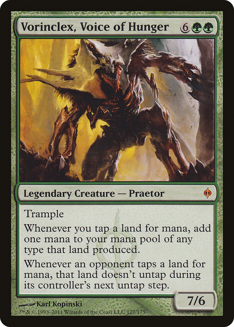 New Phyrexia - (NPH-127) - Vorinclex, Voice of Hunger