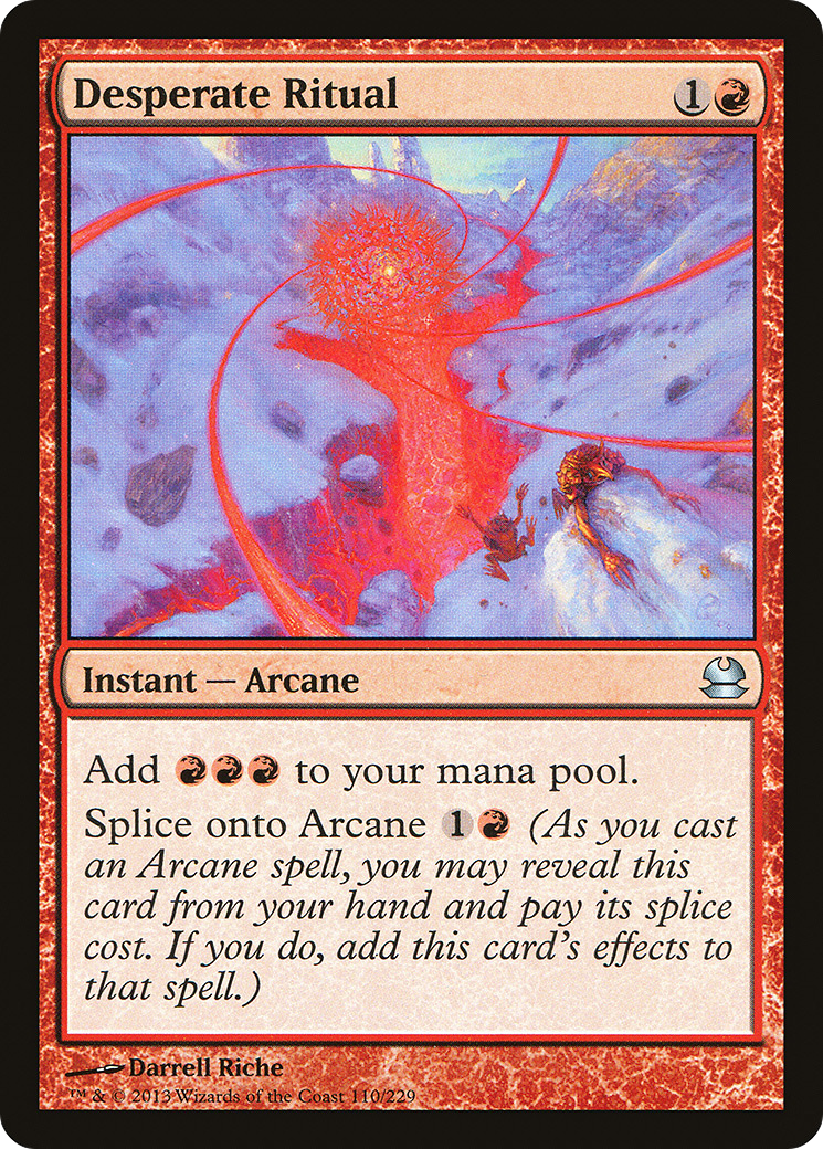 Modern Masters - (MMA-110) - Desperate Ritual Foil