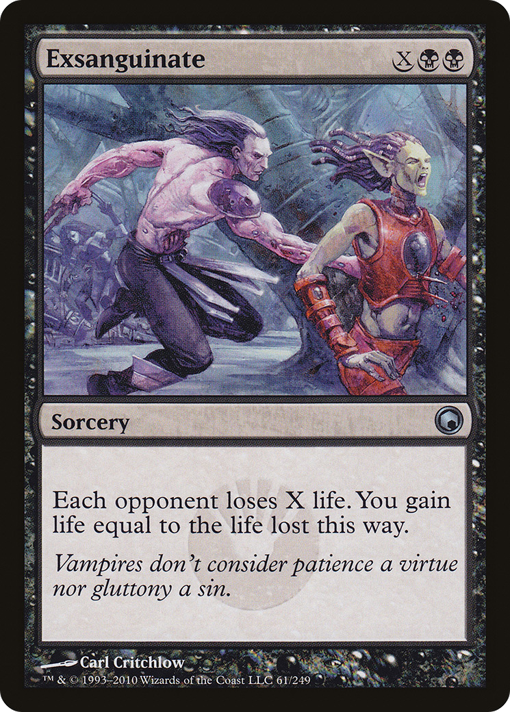 Scars of Mirrodin - (SOM-061) - Exsanguinate Foil