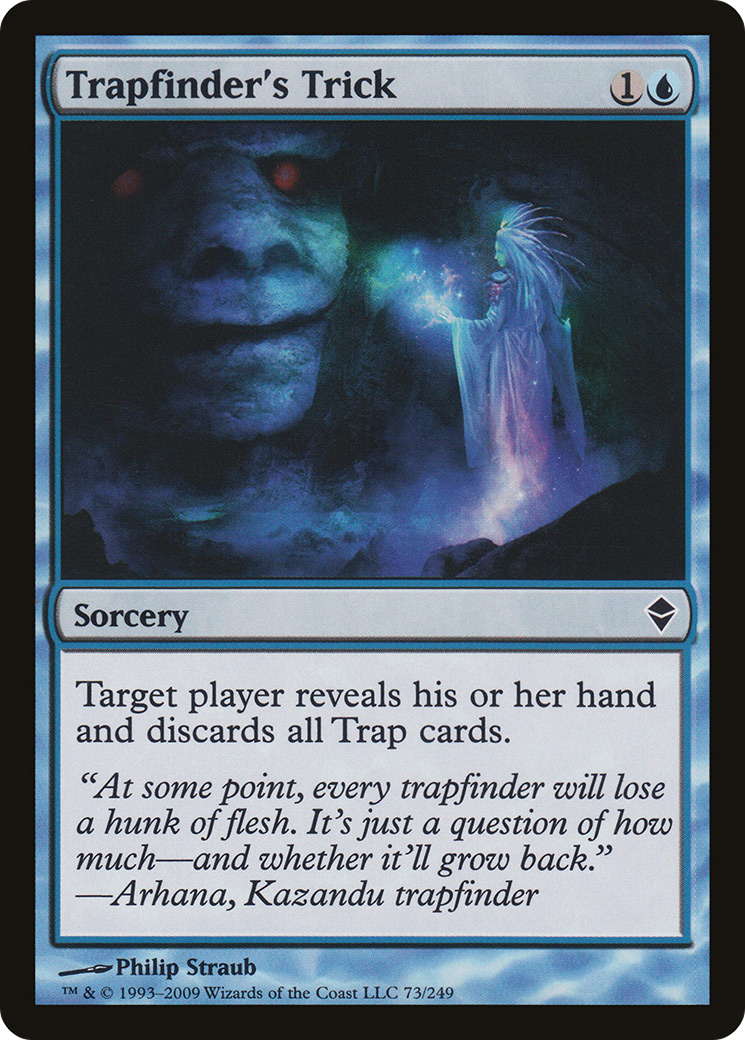 Zendikar - (ZEN-073) - Trapfinder's Trick Foil