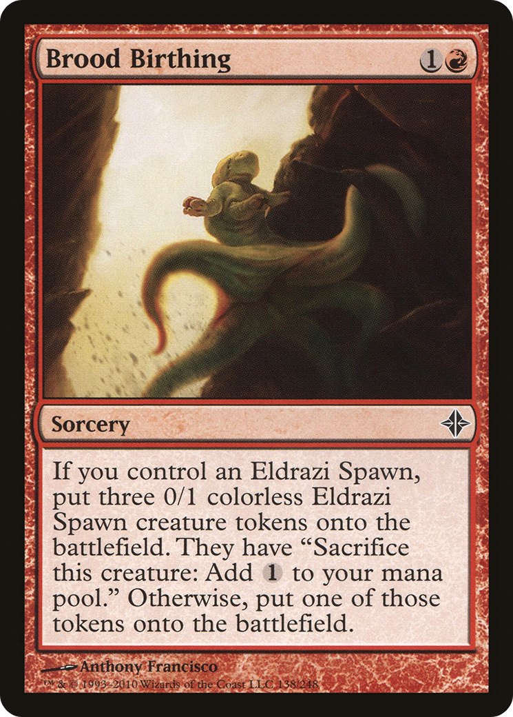 Rise of the Eldrazi - (ROE-138) - Brood Birthing Foil