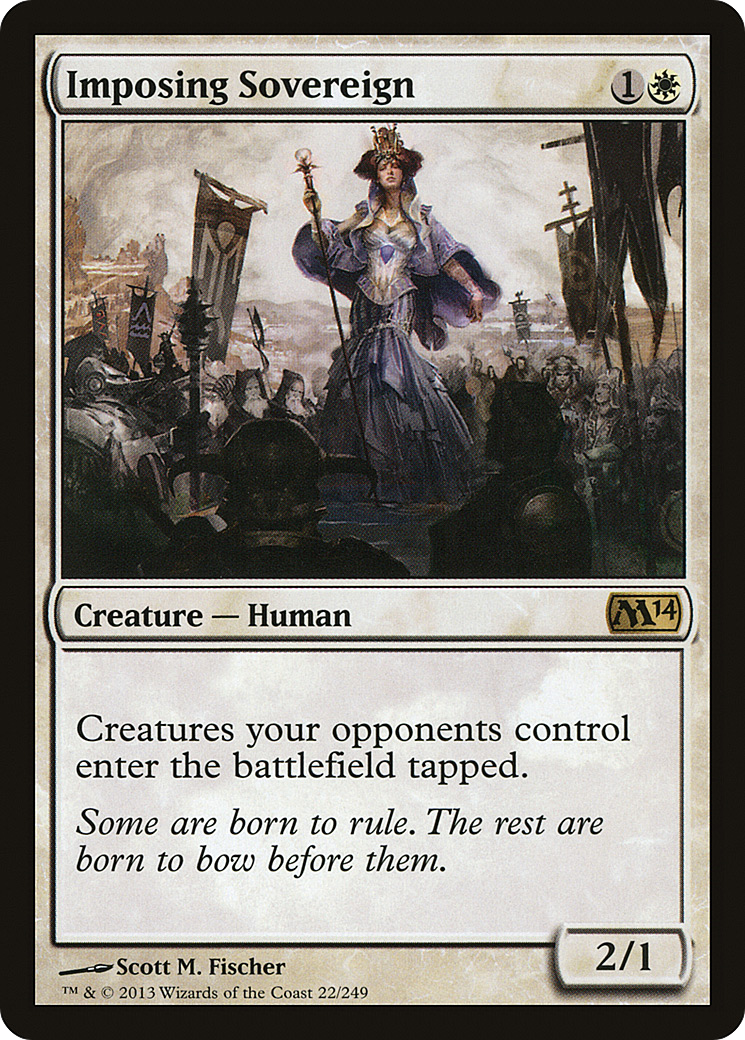 Magic 2014 - (M14-022) - Imposing Sovereign