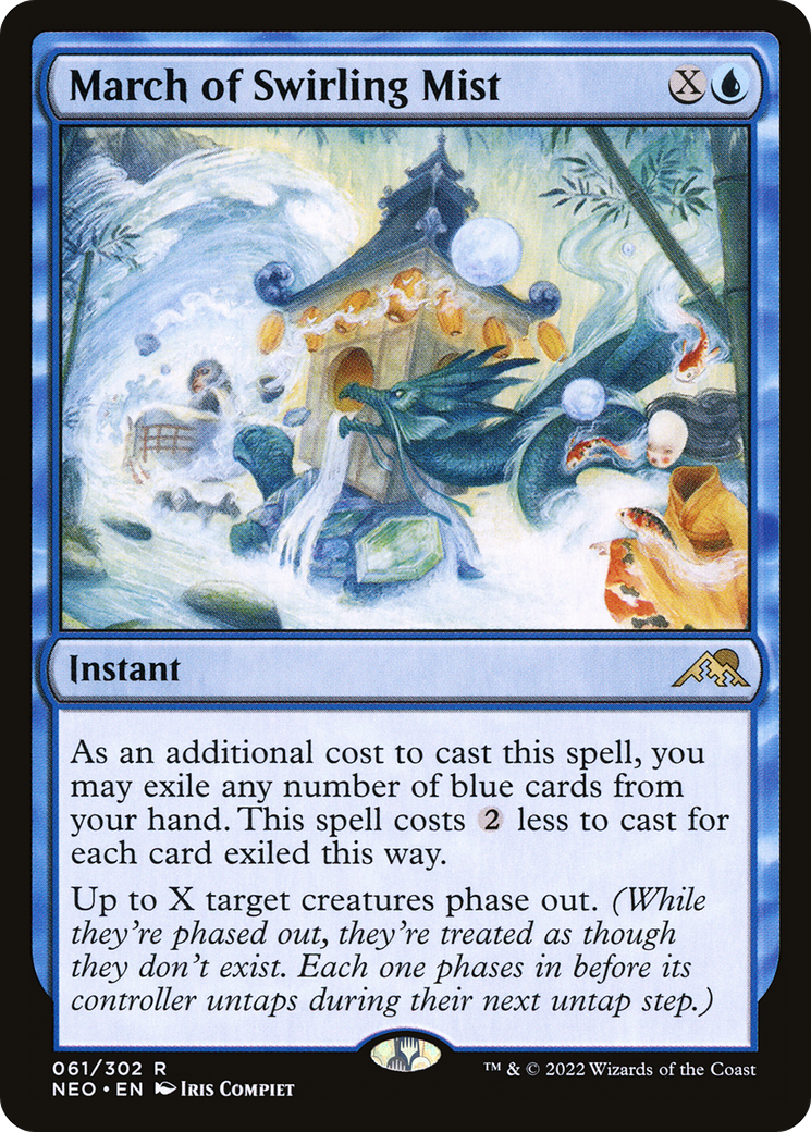 Kamigawa: Neon Dynasty - (NEO-061) - March of Swirling Mist