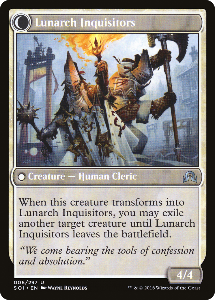 Shadows over Innistrad - (SOI-006) - Avacynian Missionaries: (Double Faced Transform)