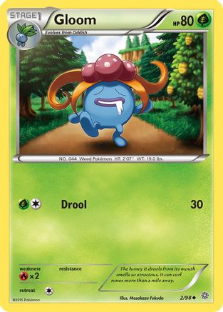XY  Ancient Origins  002/98 Gloom  - Reverse Holofoil - Uncommon