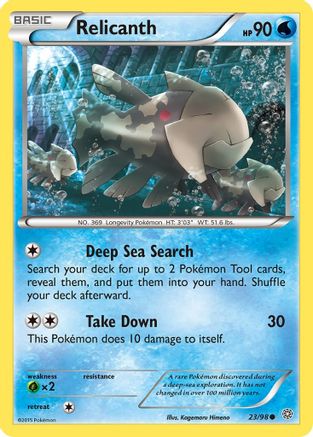XY  Ancient Origins  023/98 Relicanth  - Common