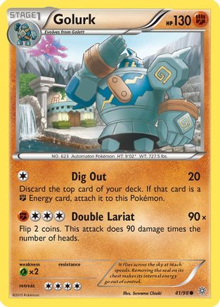 XY  Ancient Origins  041/98 Golurk (41)  - Common