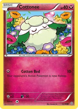 XY  Ancient Origins  055/98 Cottonee  - Common