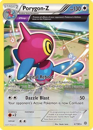 XY  Ancient Origins  067/98 Porygon  - Reverse Holofoil - Holo Rare