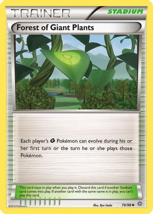 XY  Ancient Origins  074/98 Forest of Giant Plants  - Uncommon