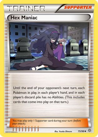 XY  Ancient Origins  075/98 Hex Maniac  - Reverse Holofoil - Uncommon