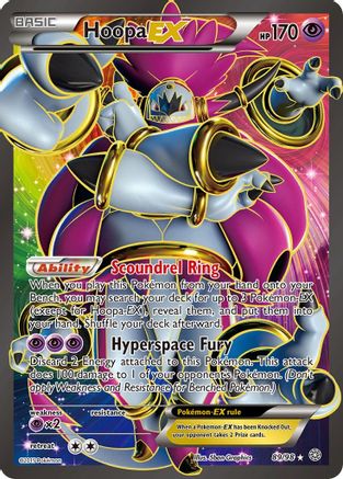 XY  Ancient Origins  089/98 Hoopa EX (89 Full Art)  - Holofoil - Ultra Rare